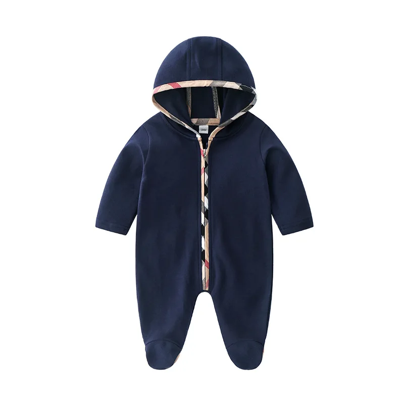 Onesies épaisses pour nouveau-né, vêtements pour bébés, ensemble chaud mignon pour tout-petits, combinaisons pour filles et garçons, printemps et automne