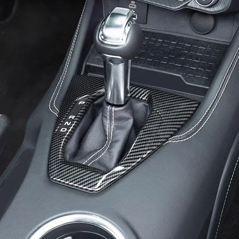 

Carbon Grain Overlay Trim for LHD Mustang 7th Generation 2024 2025 On Gears, Central Console, Doors, Air Outlets, Steering Wheel