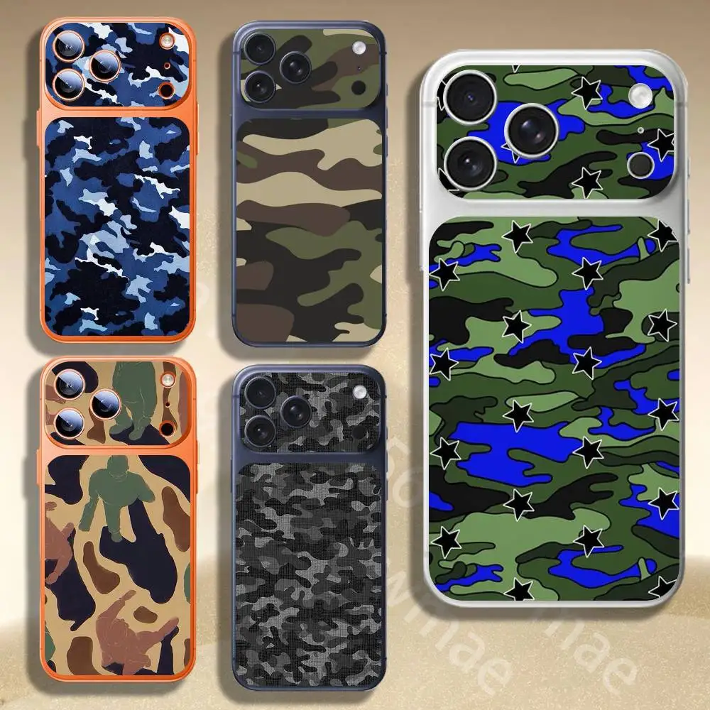 Fashion Camouflage For iphone 17pro 17promax Color Rear Protective Sticker