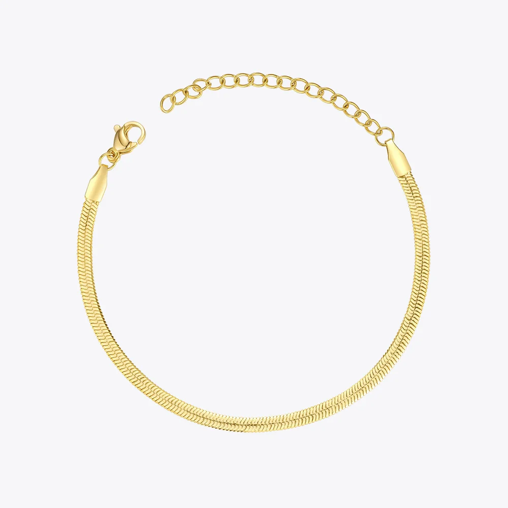 ENFASHION Snake Bone Bracelet For Women Gold Color Shine Bracelets Kpop Stainless steel Fashion Jewelry Gift 2020 Pulseras B2193