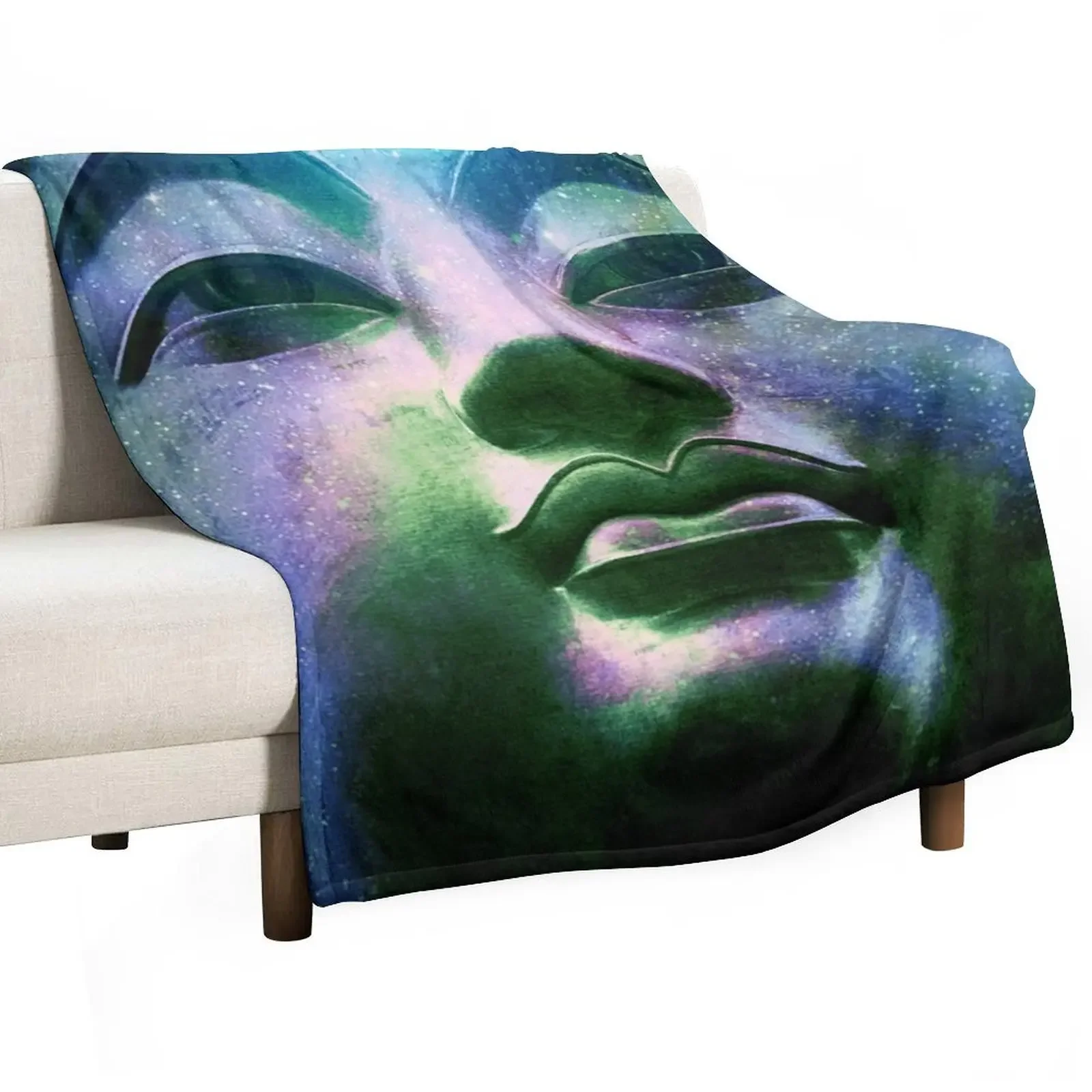 Buddha contemplation Throw Blanket Sofa Designers Vintage Blankets