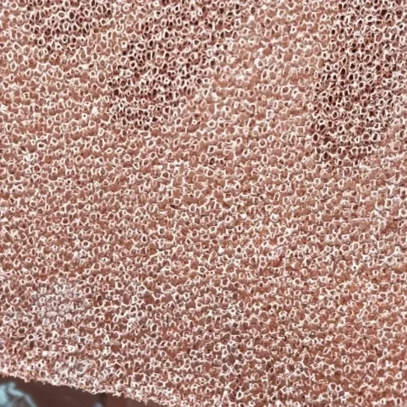 Porousity Porous Cu Copper Metal Foam per catalizzatori e materiali per elettrodi e