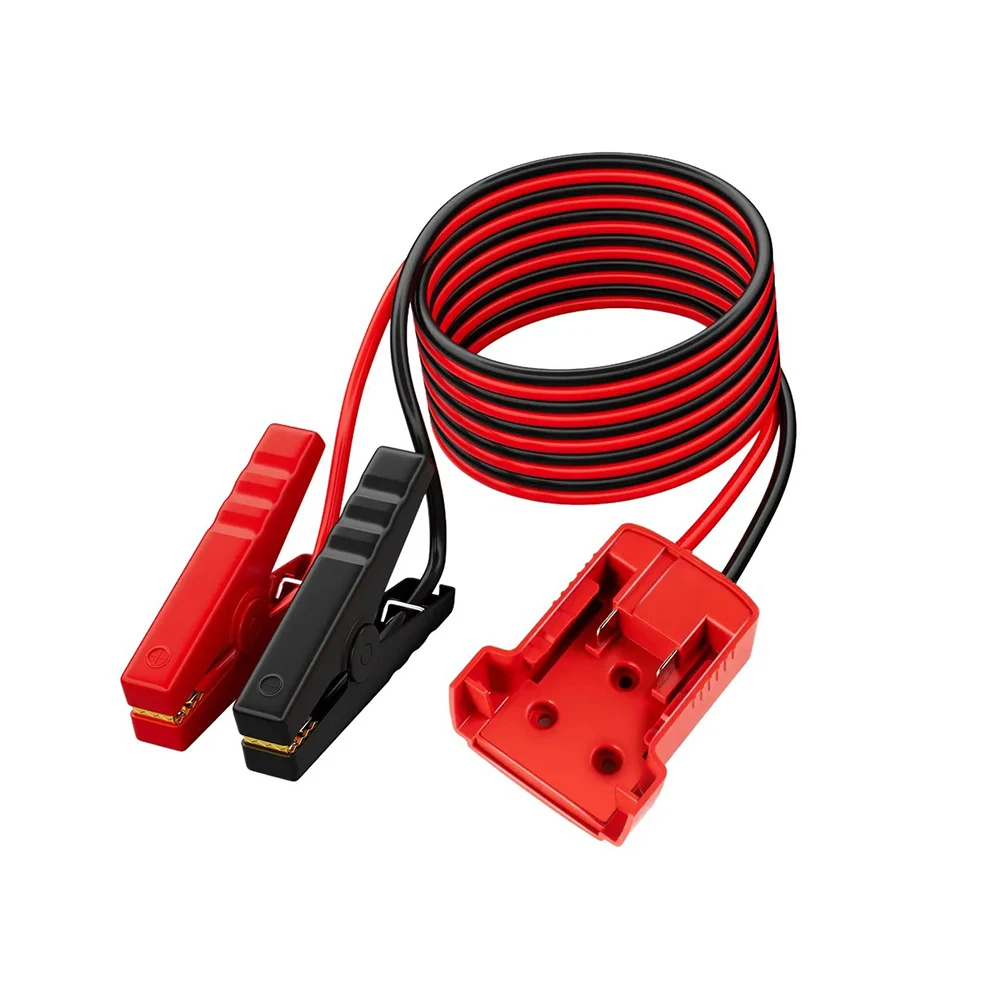 6FT Hochleistungs-Starthilfekabel für Milwaukee 18V Batterie, Power Wheel Adapter, SUV, LKW, Outdoor, ohne Batterie – Detail 2