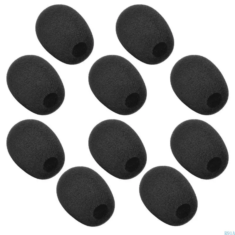 R91A 2/5/10PCS Soft Microphone Cover Filter Filter Foam Poam Cover для игровых наушников VXI B350XT 3450-C
