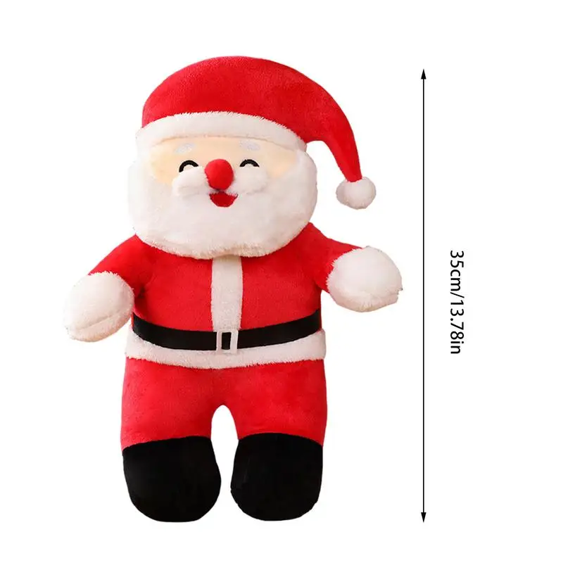 Babbo natale peluche bambola natale peluche babbo natale bambola carina farcito celebrazione di natale cuscino di tiro decorazioni stagionali vecchio