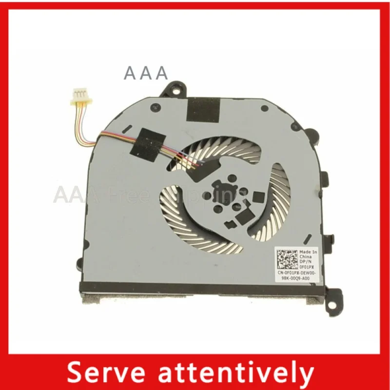 FOR DELL XPS 15 9570 7590 Precision 5540 CPU Cooling Fan F01PX 0F01PX