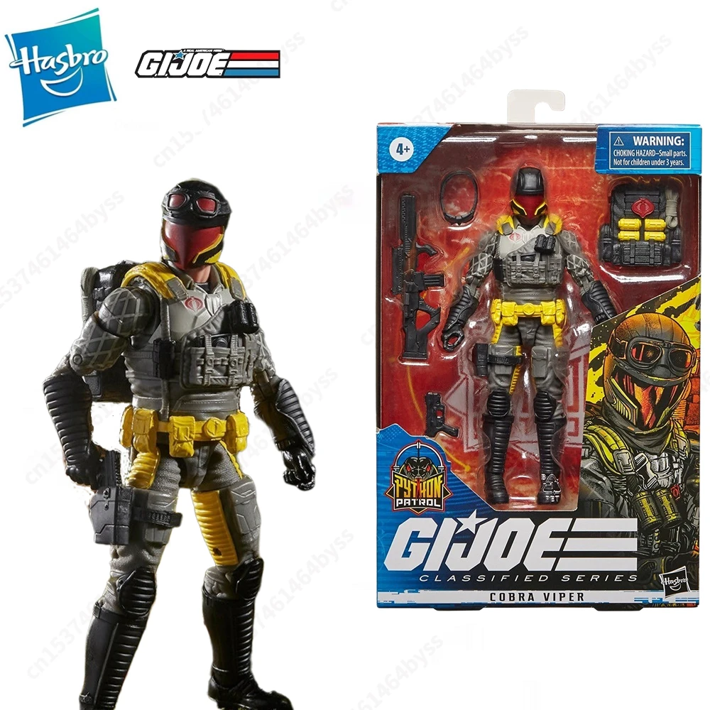 

Hasbro G.I. Joe GI JOE Classified Series Python Patrol Cobra Viper Action Figure Model Toy Collection Hobby Gift