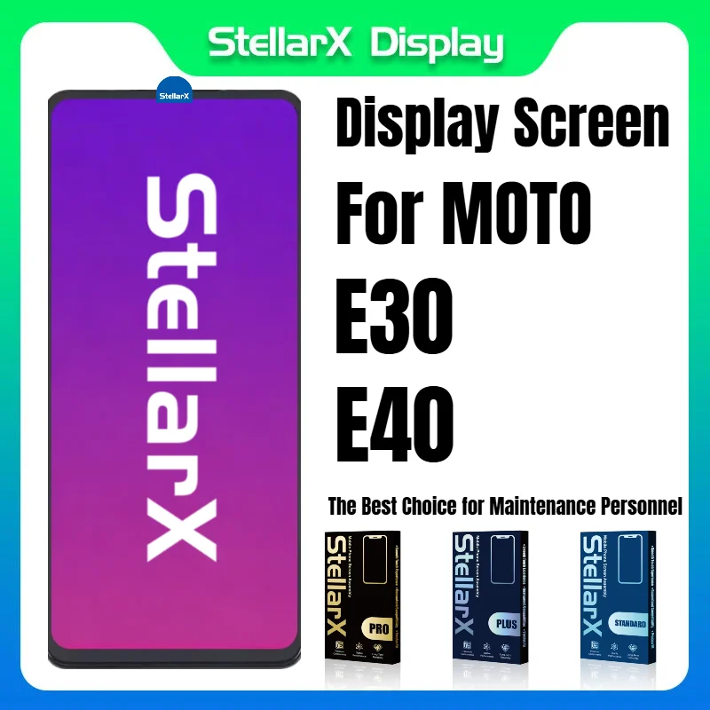 

StellarX Display Screen 6.5" for Motorola Moto E30 E40 high color gamut TFT LCDS Standard Color Gamut IPS TFT Touch Assembly