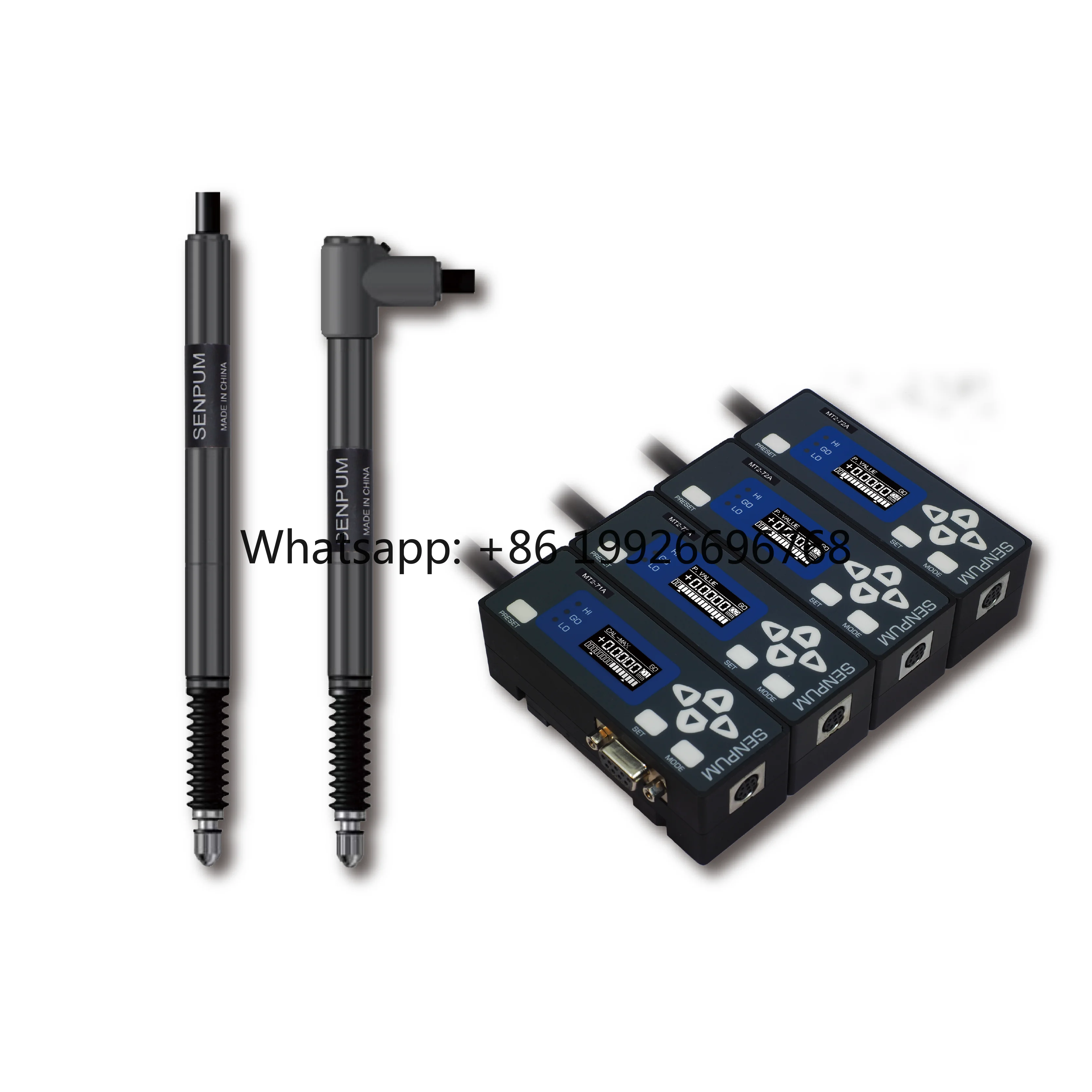 Senpum High Quality Lvdt Displacement Measurement Sensor Lvdt Probe Contact Displacement Sensor Probe