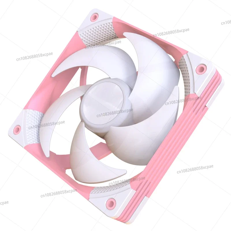 Computer case fan heatsink case pink heatsink fan 12CM