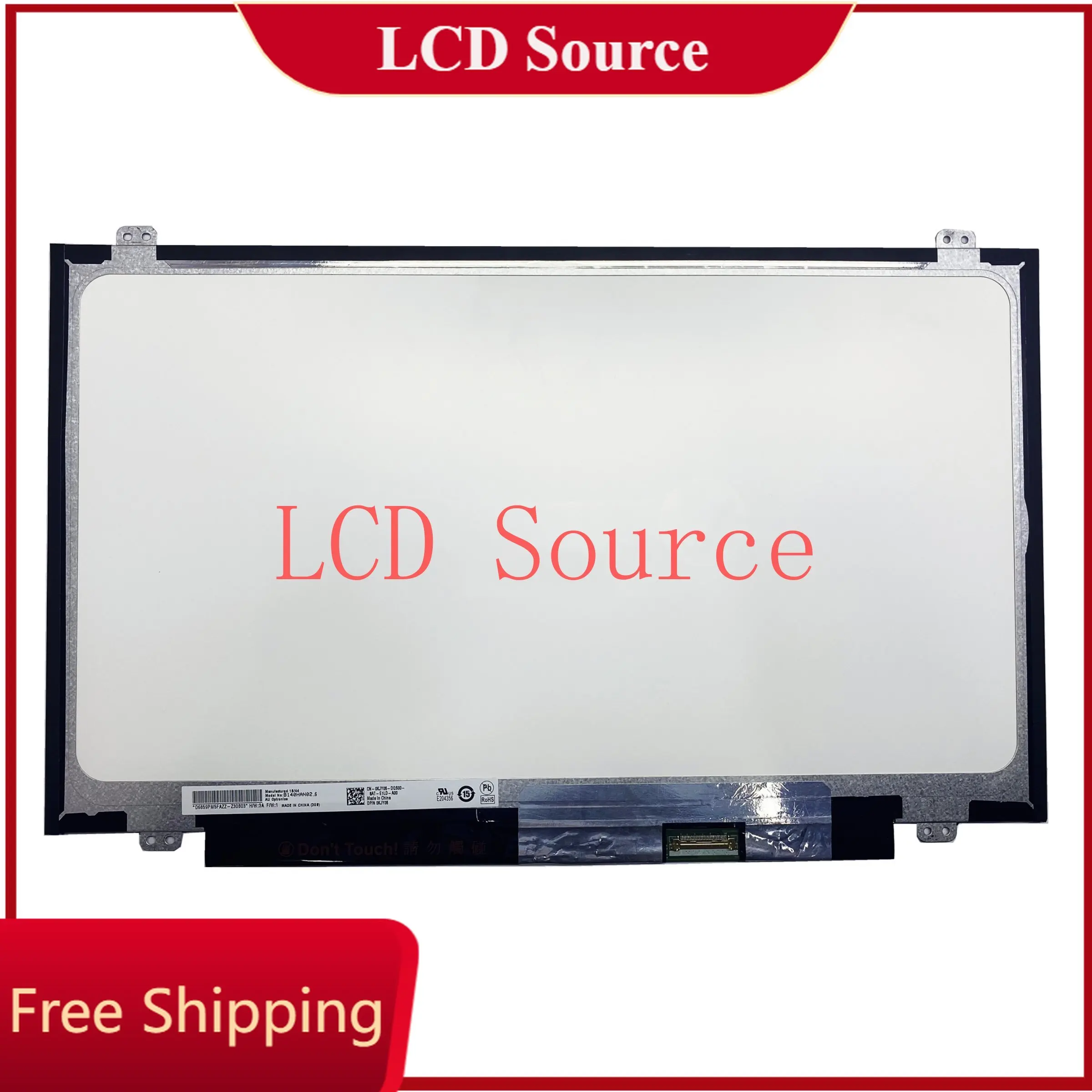 

B140HAN02.6 Fit B140HAN02.4 B140HAN02.1 For 14.0" Laptop Matrix Display Panel NV140FHM-N45 EDP 30 Pin IPS 1920X1080 LCD Screen