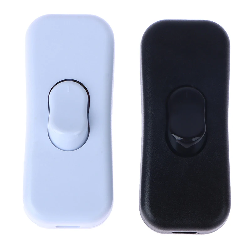Light Switch AC 250V ON/OFF Table Desk Lamp Cord Toggle Rocker Switches Control For LED Lights Wiring Electric Switch