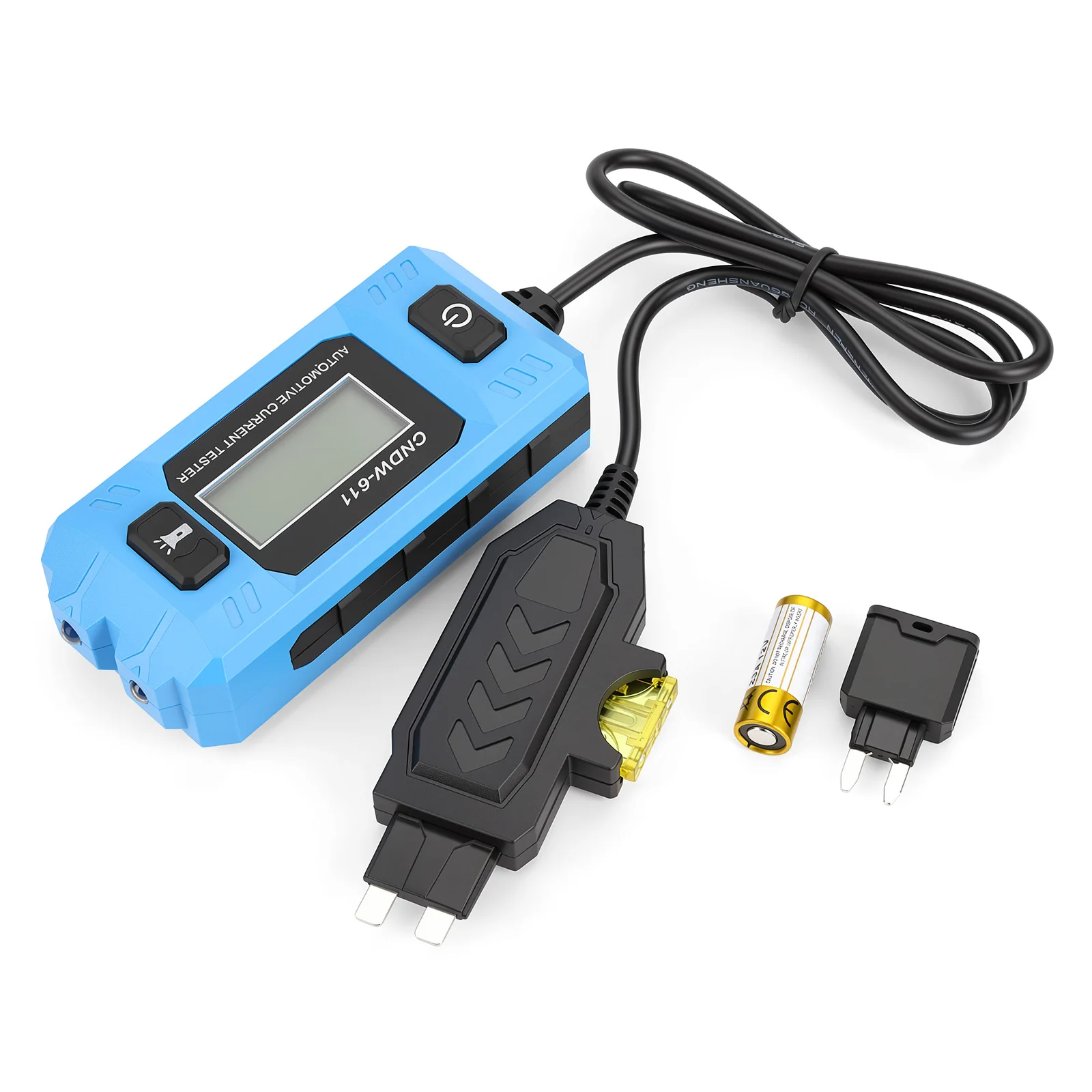 12V Range 0.01~19.99A Automotive Current Tester With LED Lighting Lamp Tool Car Power Accessories