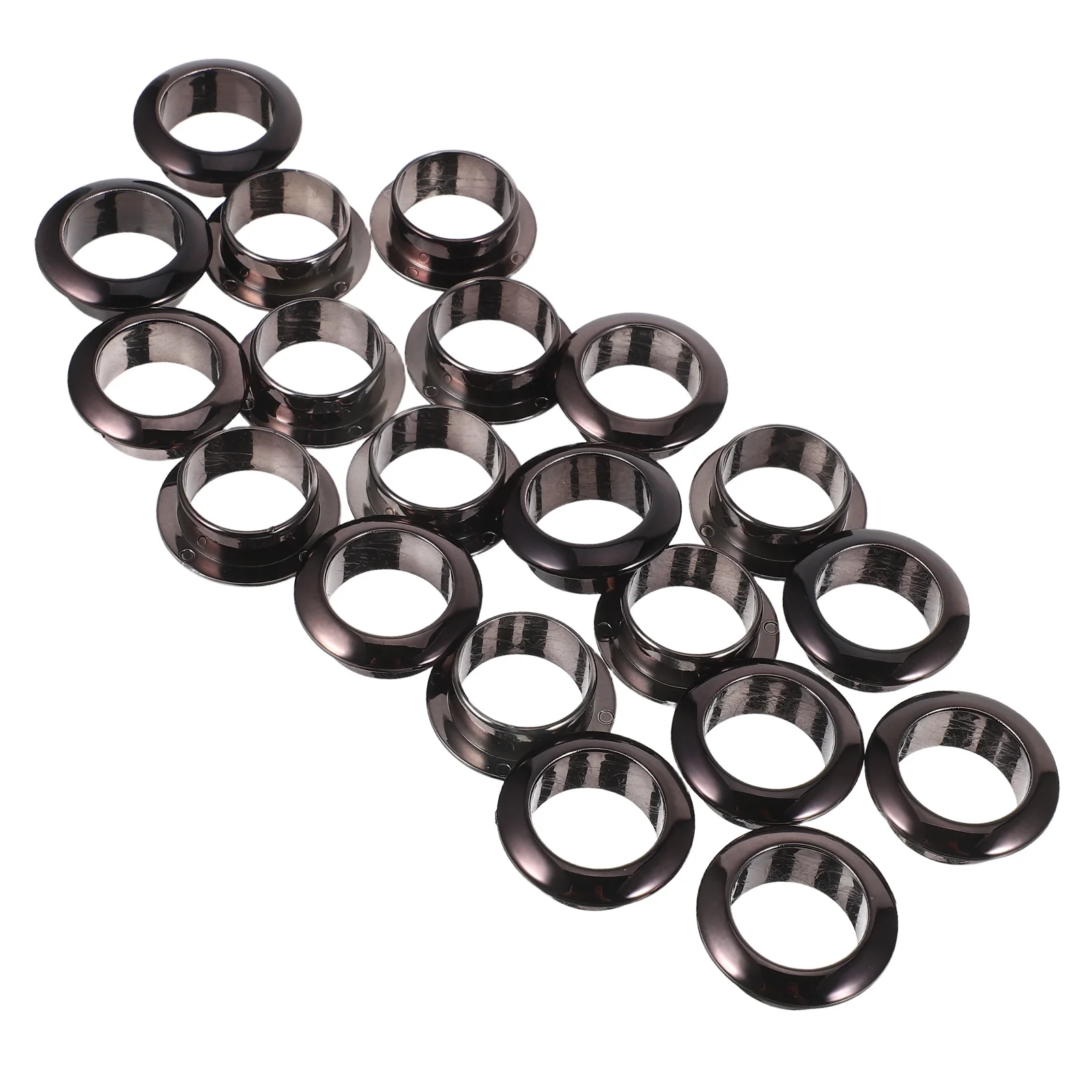 20 piezas, 25mm, cubierta negra para orificios de cables de escritorio, ojal para cables, tapas redondas para gestión de cables de oficina, cubiertas de acceso, cubiertas para orificios de escritorio para cables