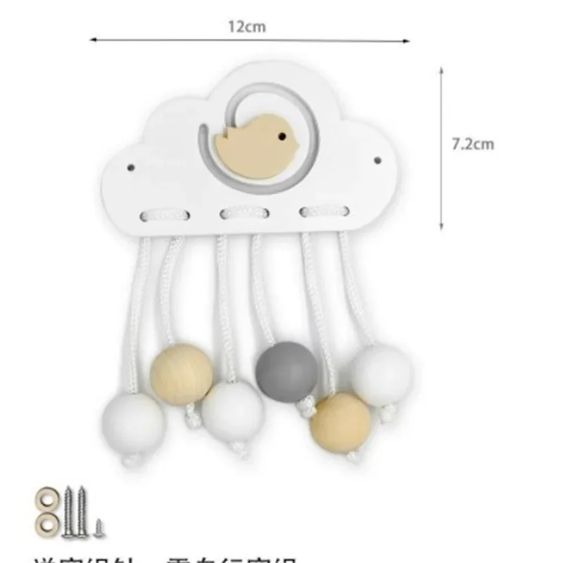 DIY 바쁜 보드 몬테소리 교육 장난감 동물 슬라이드 지퍼 숫자 문자 구름 나무 칩 그래픽 페어링 나무 부품 선물