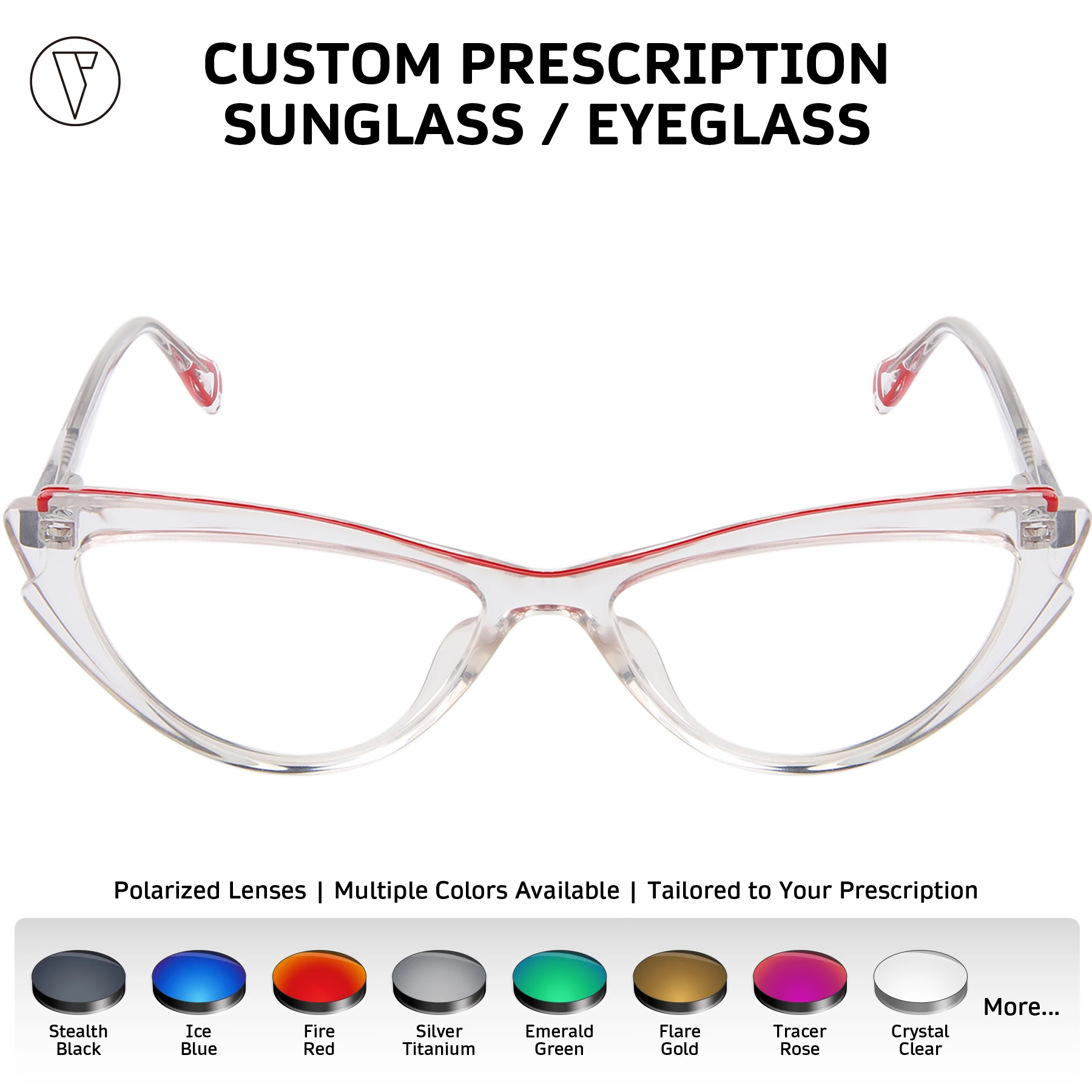 

ONDEX Custom Prescription Sunglasses/Eyeglasses,Stylish UV400 Polarized Lenses,Photochromic Lens,Personalized Power-1.00 to-8.50