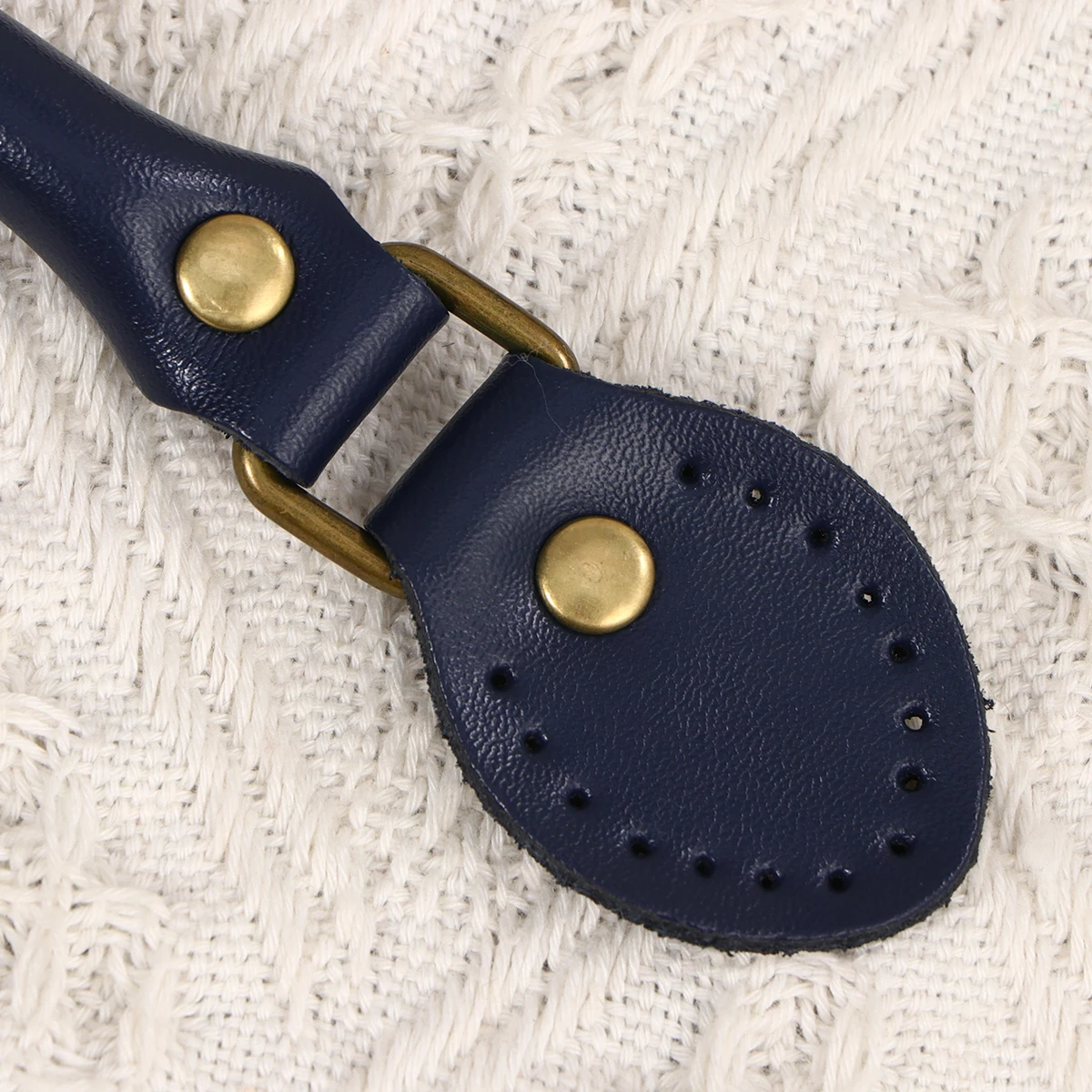 

1 Pair 60Cm Cowhide Handbag Handles Sewing Tote Bag Replacement Strap Thicken Diy Belt Light Green For Bag Accessories