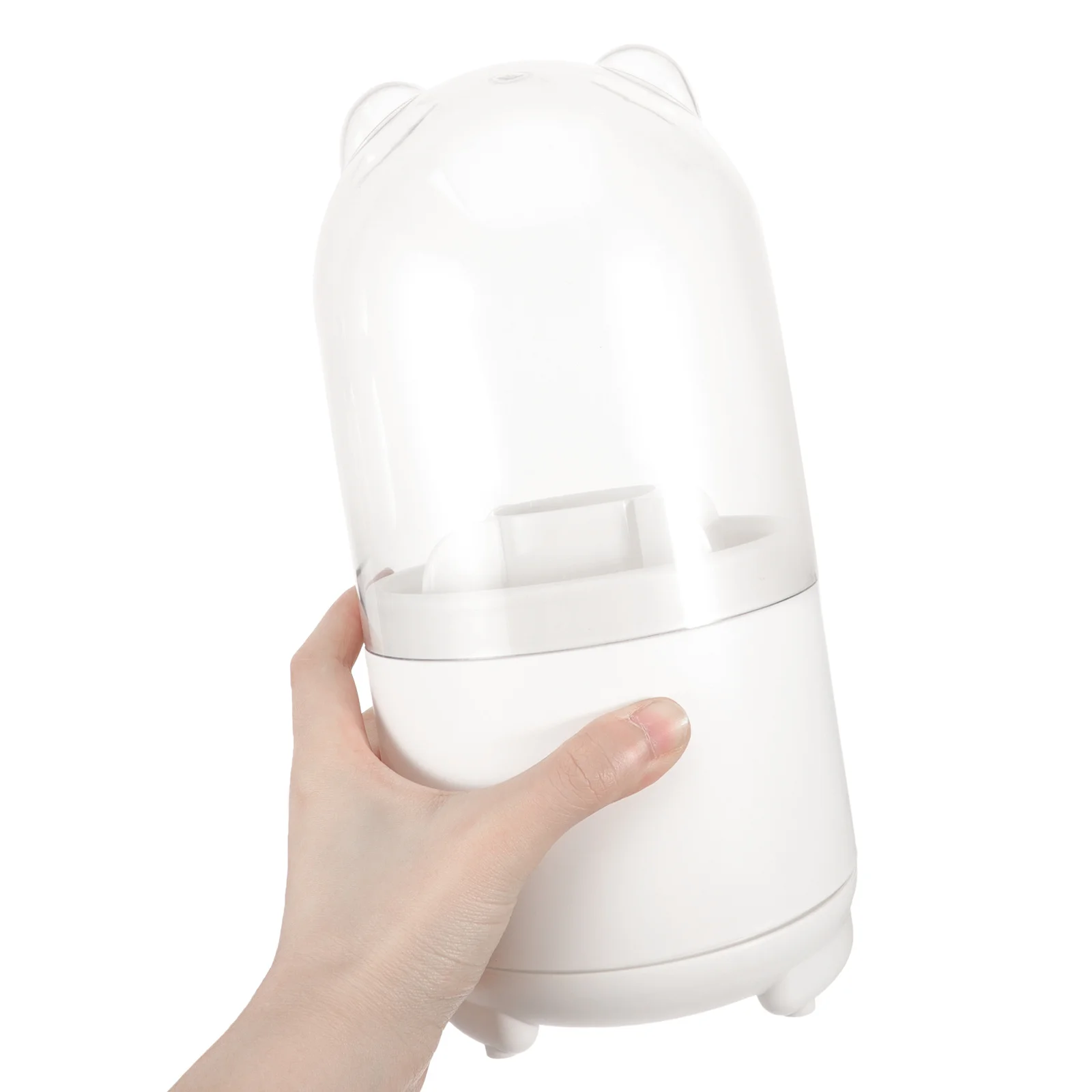 

Makeup Brush Organizer Rotatable Large Capacity Holder Desktop Acrylic Storage Case for Brush Organizer