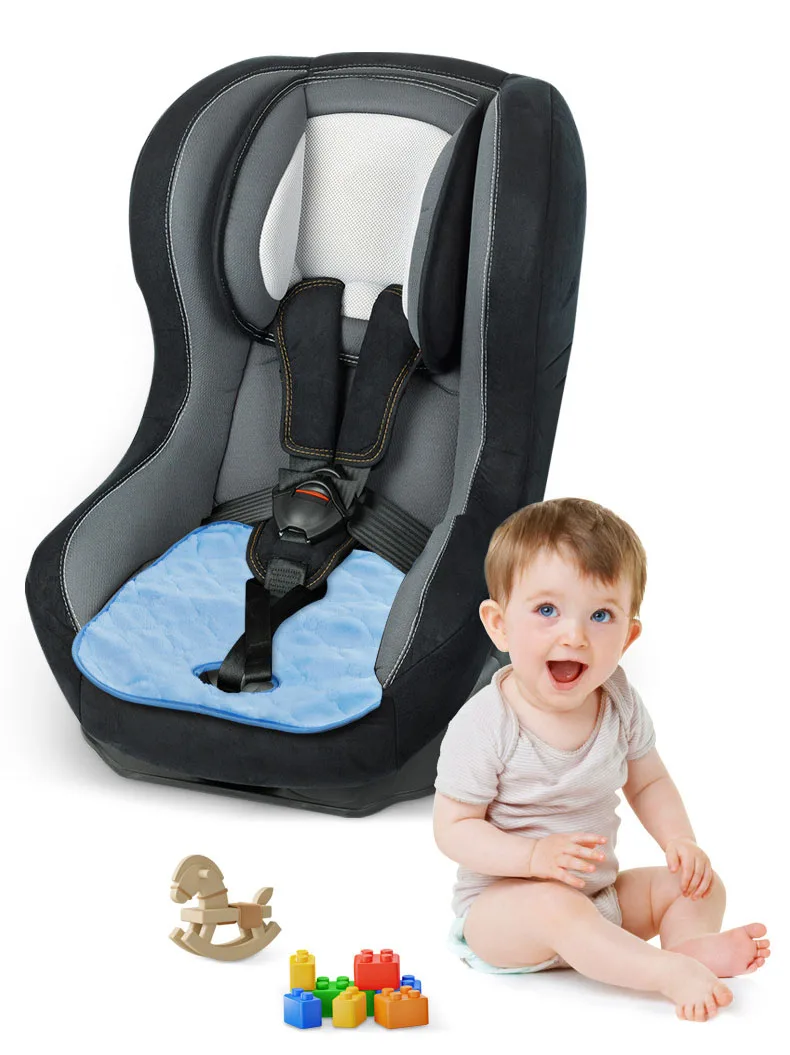 Car Safety Seat Holder Almofada de isolamento impermeável Carrinho de bebê Cadeira de jantar Protetor de Almofada Anti-Slip Carrinho de criança portátil