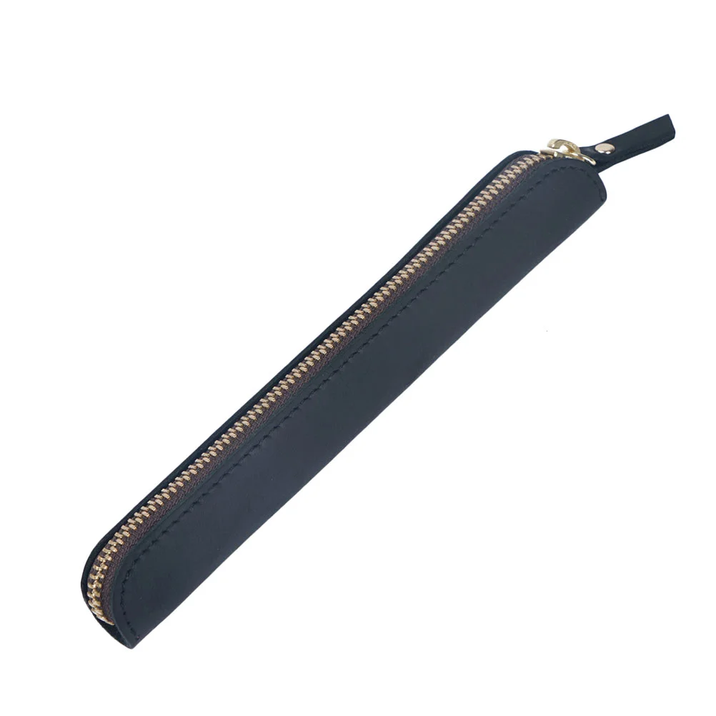 

Pen Pouch Case Black Holder for Desk Pencil Bag Fountain Pot Nice Handwriting Manual