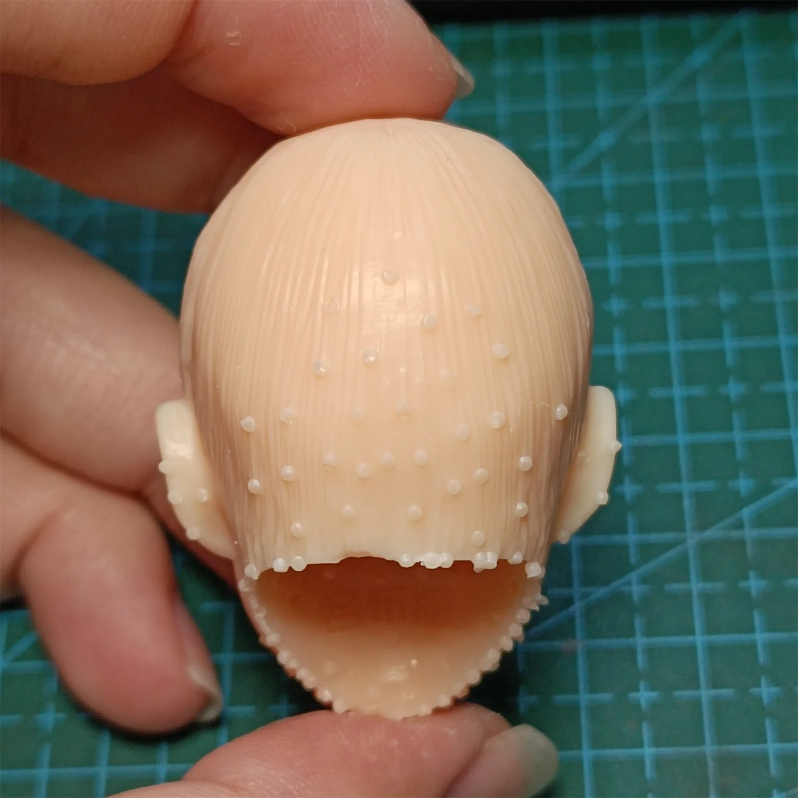 Damska głowa rzeźbiona, starożytny Trójcień, Lu Bu, model 3D w skali 1/6, rzeźba żołnierza, anime, pasuje do figurek akcji 12-calowych.