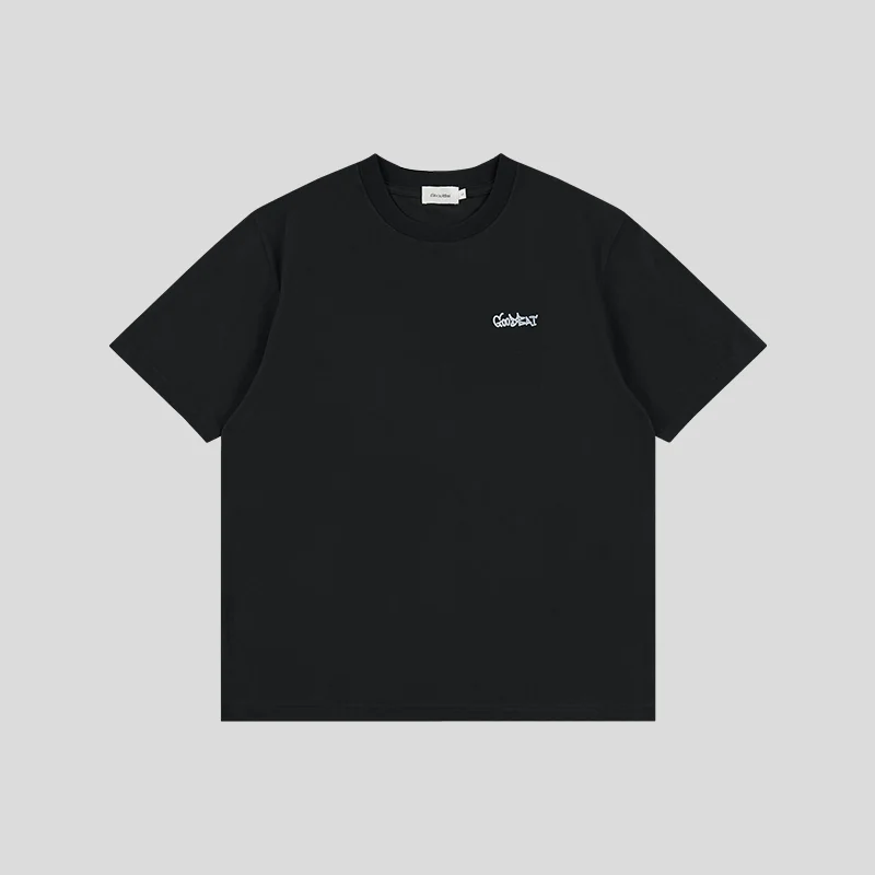 

2025 GOODBAI Logo Summer Fashion Trend High-end Quality Short-sleeved Round-neck T-shirts for Men and Women