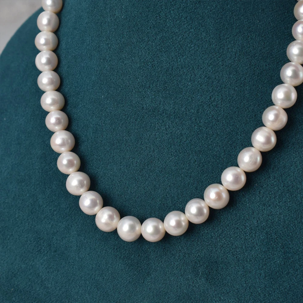 

10-11mm6A Natural Freshwater Pearl Nearround High Quality Loose Bead for Jewelry Make DIY Necklace Accessories Factory Wholesale