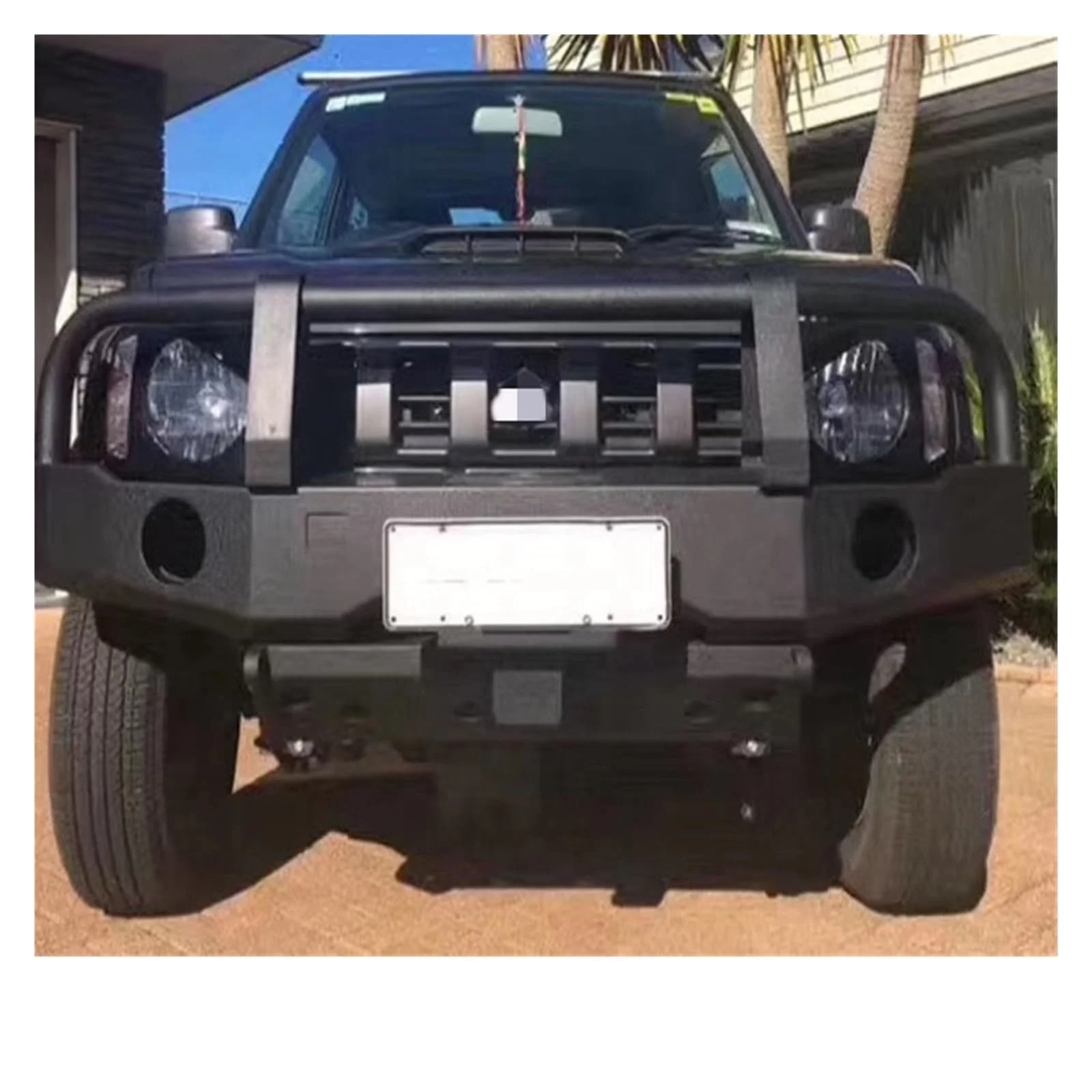 TELLIKA 4x4 Car Bumper Offroad Accessories Front Bull Bar Compatible for Suzuki Jimny1998-2018 JB23 JB33 JB43