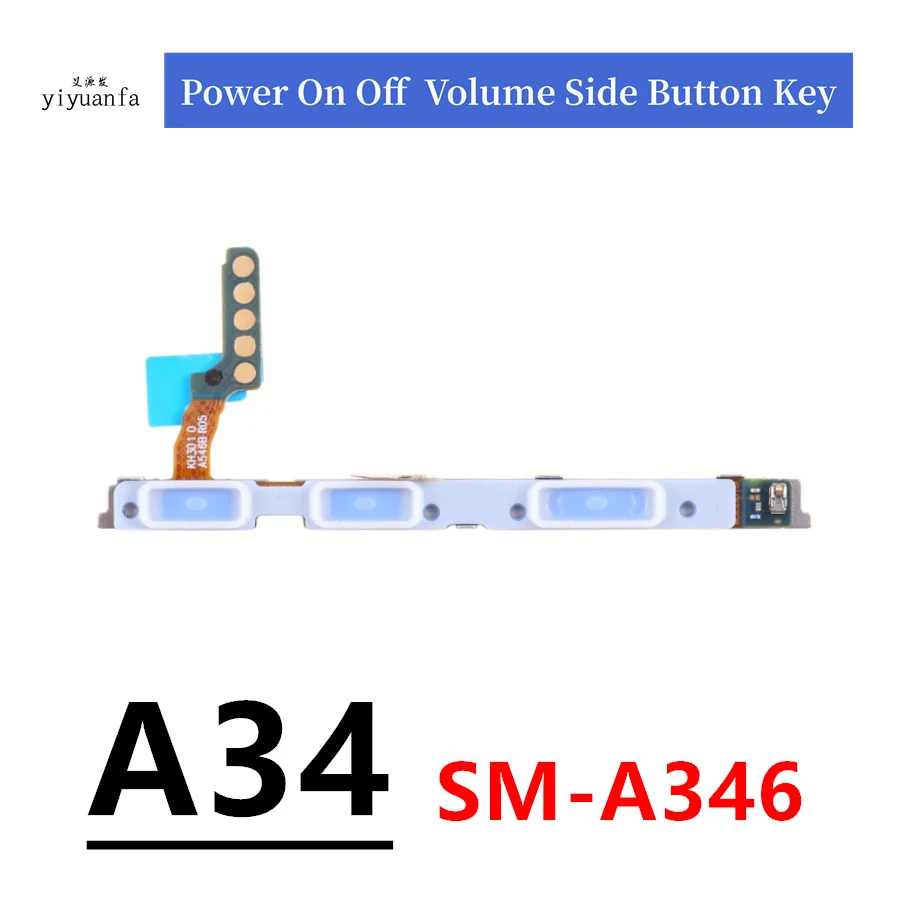 Power Switch On/Off Button Volume Key Button For Samsung Galaxy A54 A34 A24 A14 A04 A04e 4G 5G Flex Cable