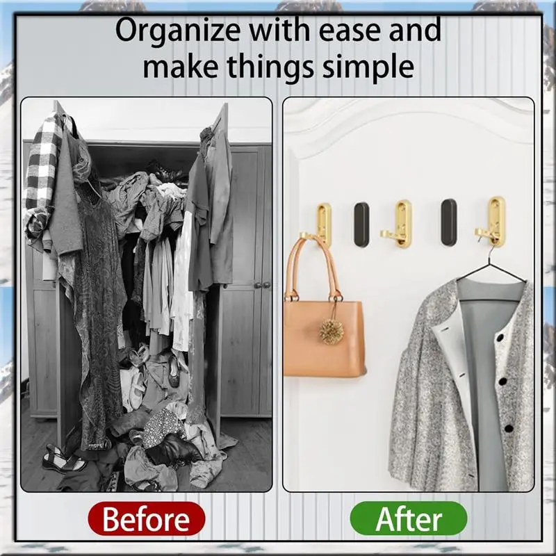 

AA46 Hooks For Wall - Hooks For Hanging, Heavy Duty Wall Hooks, Purse Hook For Wall, No Drill Suction Hooks