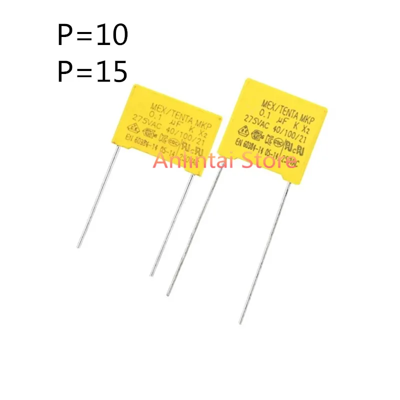 Condensador cerámico de alto voltaje, 10 piezas, 104 1KV 104 2KV 104 1000V 0,1 UF 2000V 104 P = 10 resistencia capacitiva