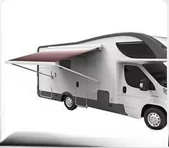 Maximum size 4x2m full box RV RV trailer awning