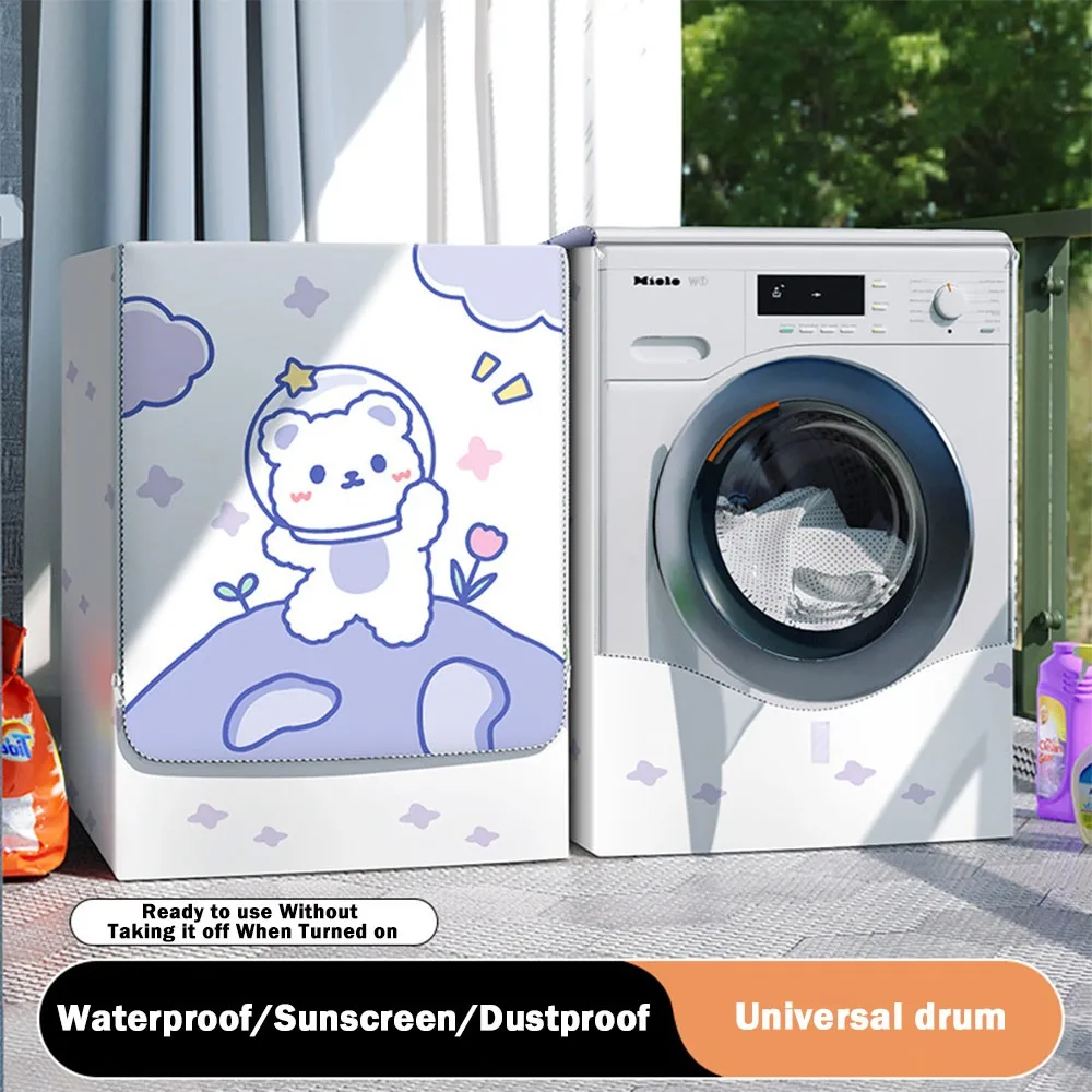 

Устойчивый к ультрафиолетовому излучению чехол для стиральной машины пылезащитный водонепроницаемый чехол для стиральной машины антиокислительный утолщенный для стиральной машины с передним отверстием