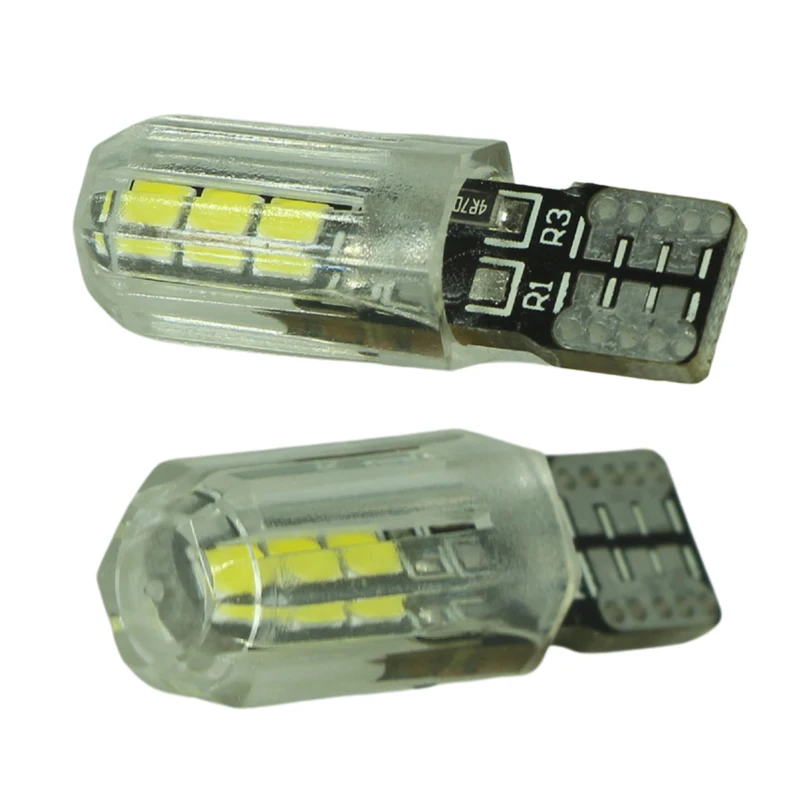 12V 2W T10 W5W 194 501 Canbus LED Interior Instrument Light Auto Reversing Backup Clearance Lamp 12 Volt Super Bulb for Car