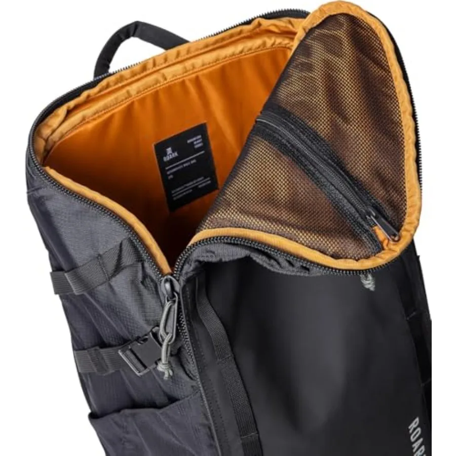 حقيبة ظهر للسفر من Roark Accomplice Mule 25L للرجال مقاومة للماء للمغامرة Daypack حقيبة ظهر للكمبيوتر المحمول 14 حقيبة ظهر شبكية بسحاب S