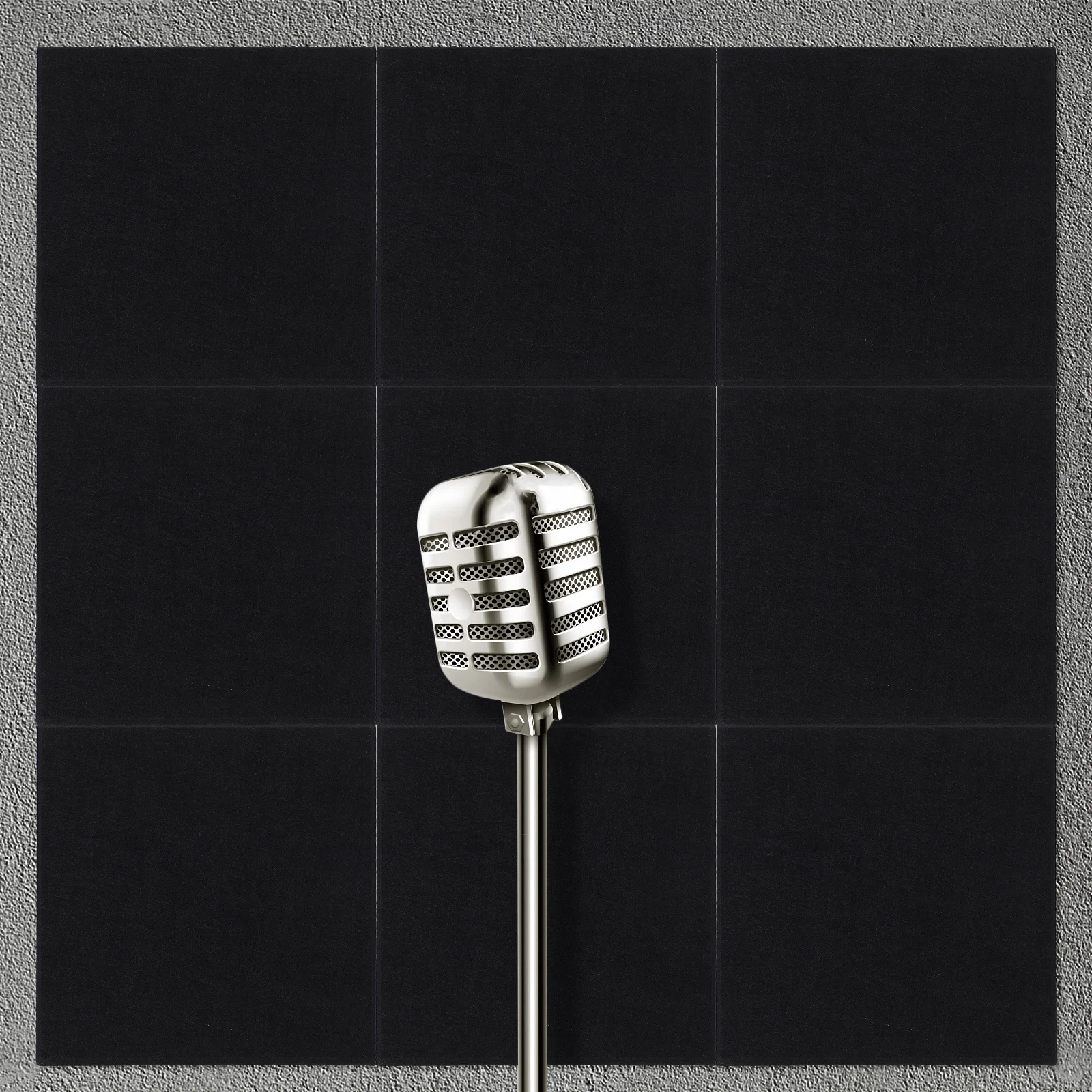 72 قطعة من الألواح الصوتية البوليستر بلاط الحائط العازلة للصوت ذاتية اللصق عالية الكثافة للحد من الضوضاء لصوت استوديو المكتب #2