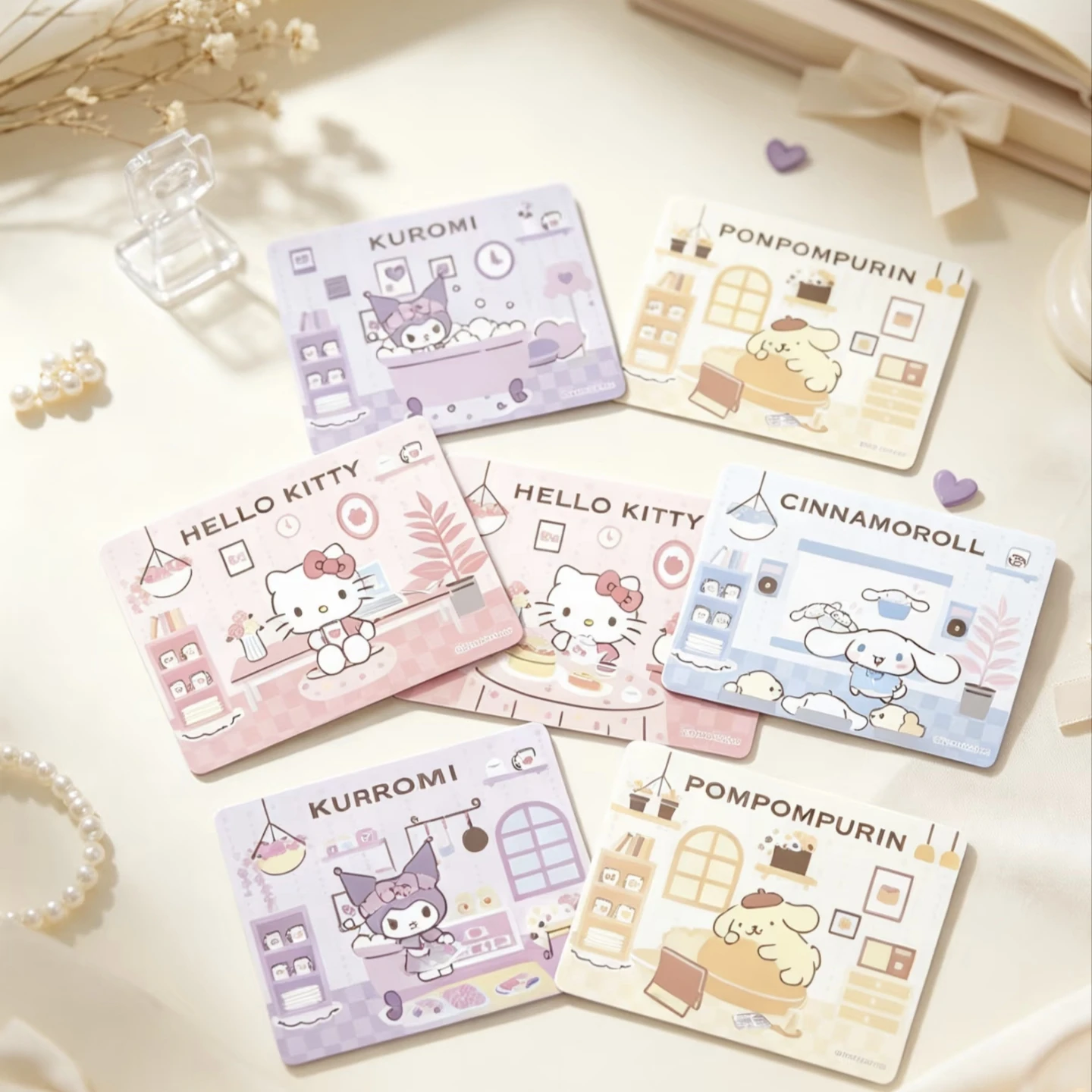 New KABAO Sanrio Family Sweetheart Story Collection Anime Peripherals Kamang Pericardium Collection Card Toys Gift