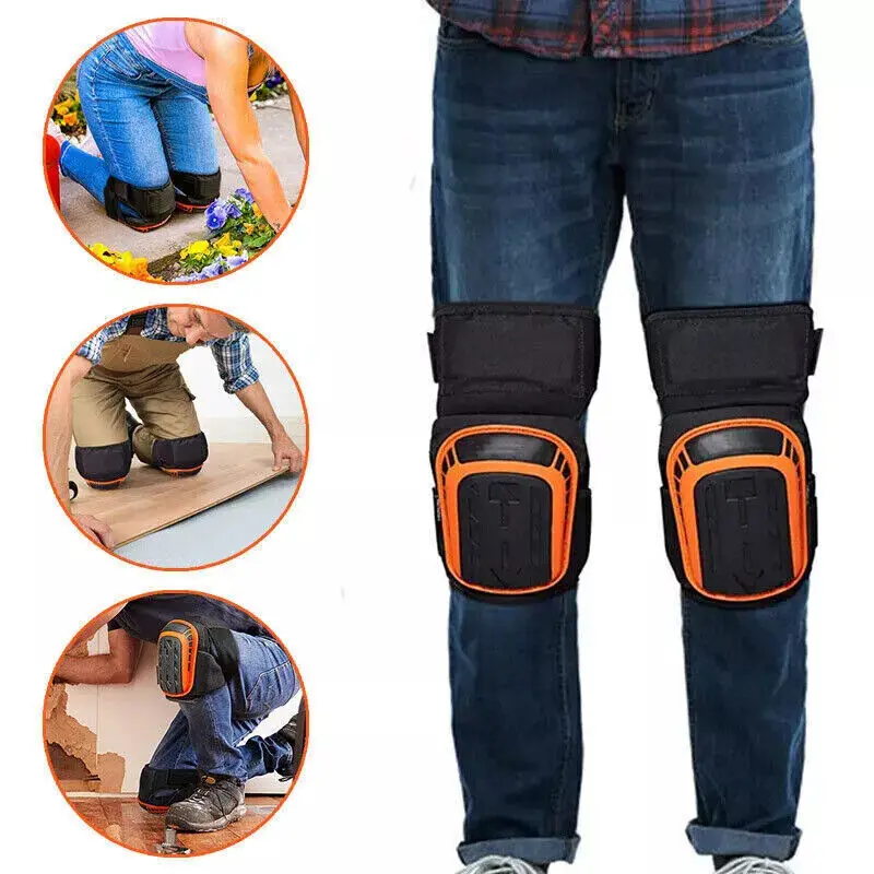 HEAVY-DUTY GEL KNEE PADS FOR DIY, WORK, GARDENING, ORING, CONSTRUCTION