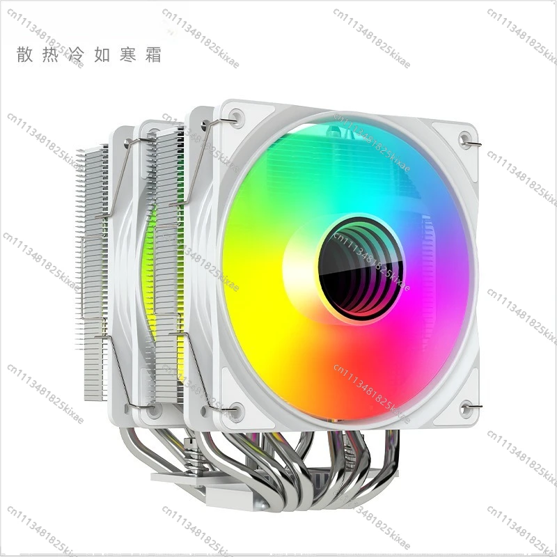 For DT600 Double Tower 6 Heat Pipe Dual Fan CPU Radiator 12cm Air Cooled X99AMD Multi Platform Cpu Fan