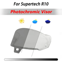 For Alpinestars Supertech R10 helmet Photochromic Visor Anti-UV PC visor Lens hromic Smoke Dark Replacement Visor Accessories