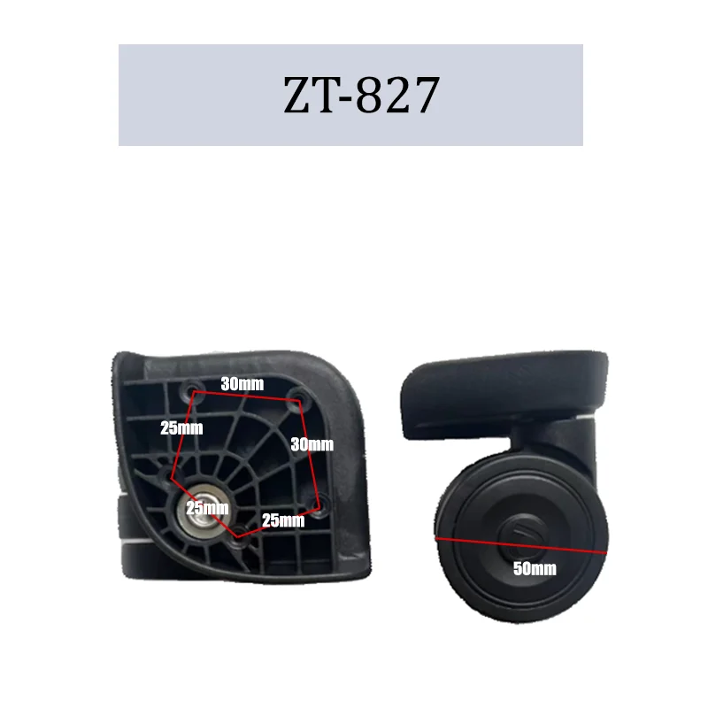 Suitable For Zhongtai 827 Universal Wheel Trolley Case Wheel Replacement Luggage Pulley Sliding Casters Wear-resistant Repair