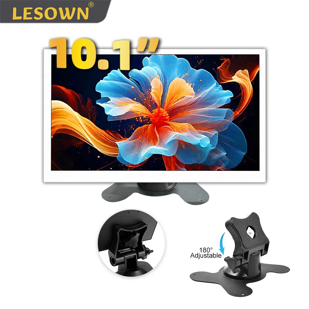 

LESOWN Portable Monitor 10.1 Inch External PC Temperature Display 1024×600 Secondary LCD Screen for Laptop Raspberry Pi Projects