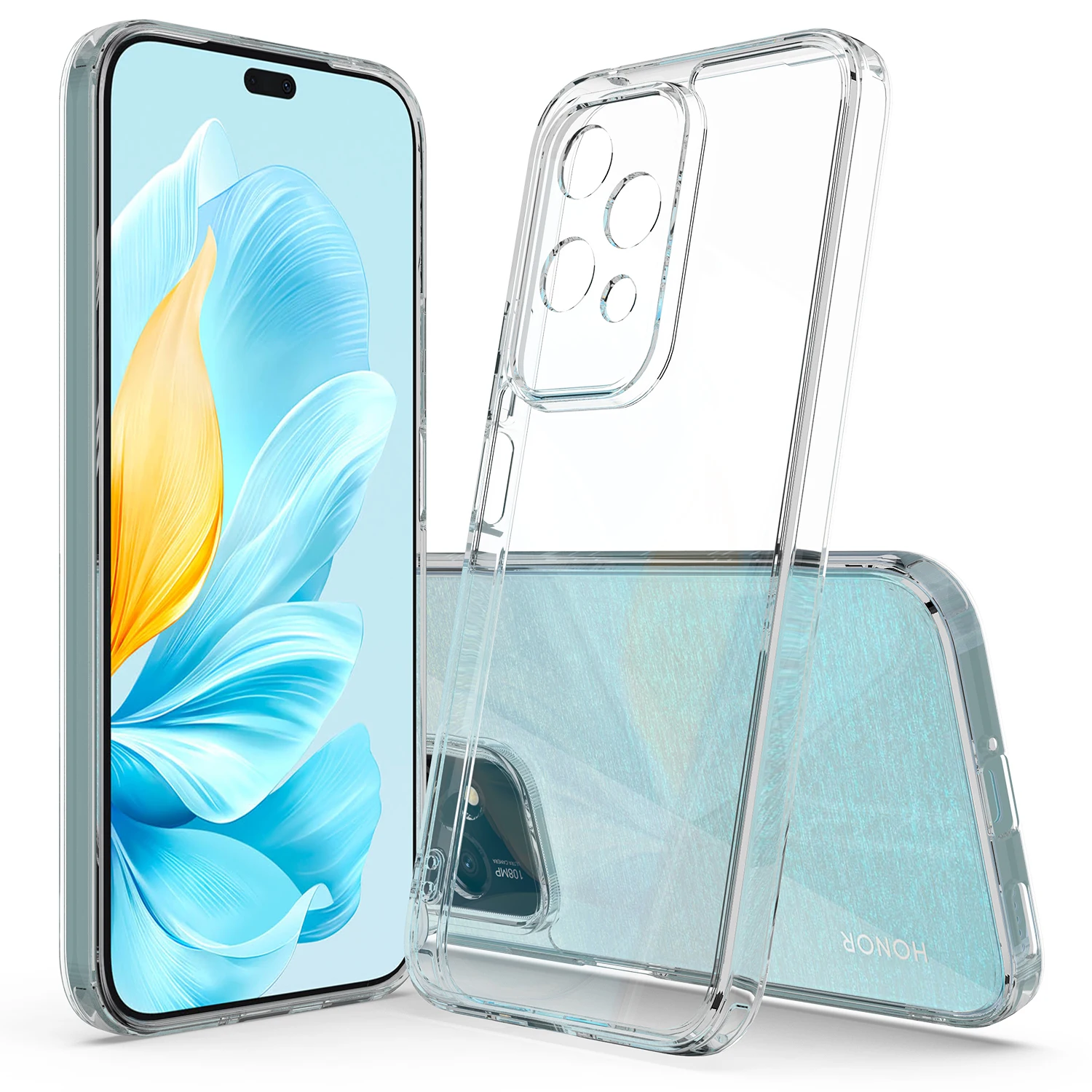 For Honor 200 Lite PC Acrylic Case Transparent Scratch Proof Protection Cover For Honor 200 Lite Shockproof Bumer