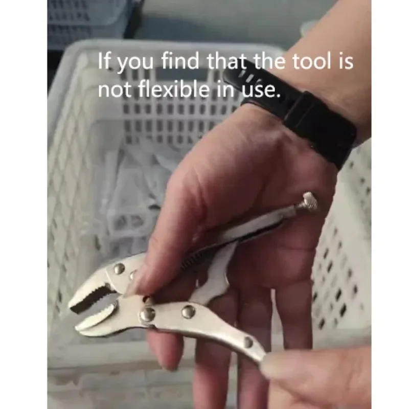 Heavy Duty Locking Pliers Adjustable Metal Face Clamp Multifunctional Pressure Pliers for Woodworking Welding Repairs