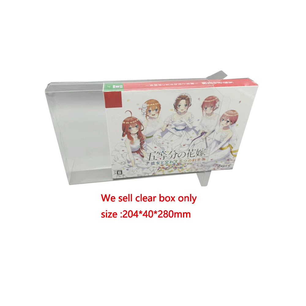 Transparent  PET cover  For Switch NS  The Quintessential Quintuplets game special edition collection Display  Storage box