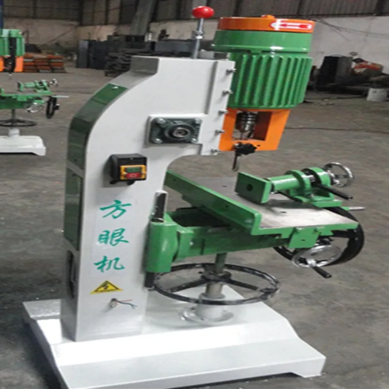 Woodworking machinery and equipment, manufacturing of square eye drills, drilling machines