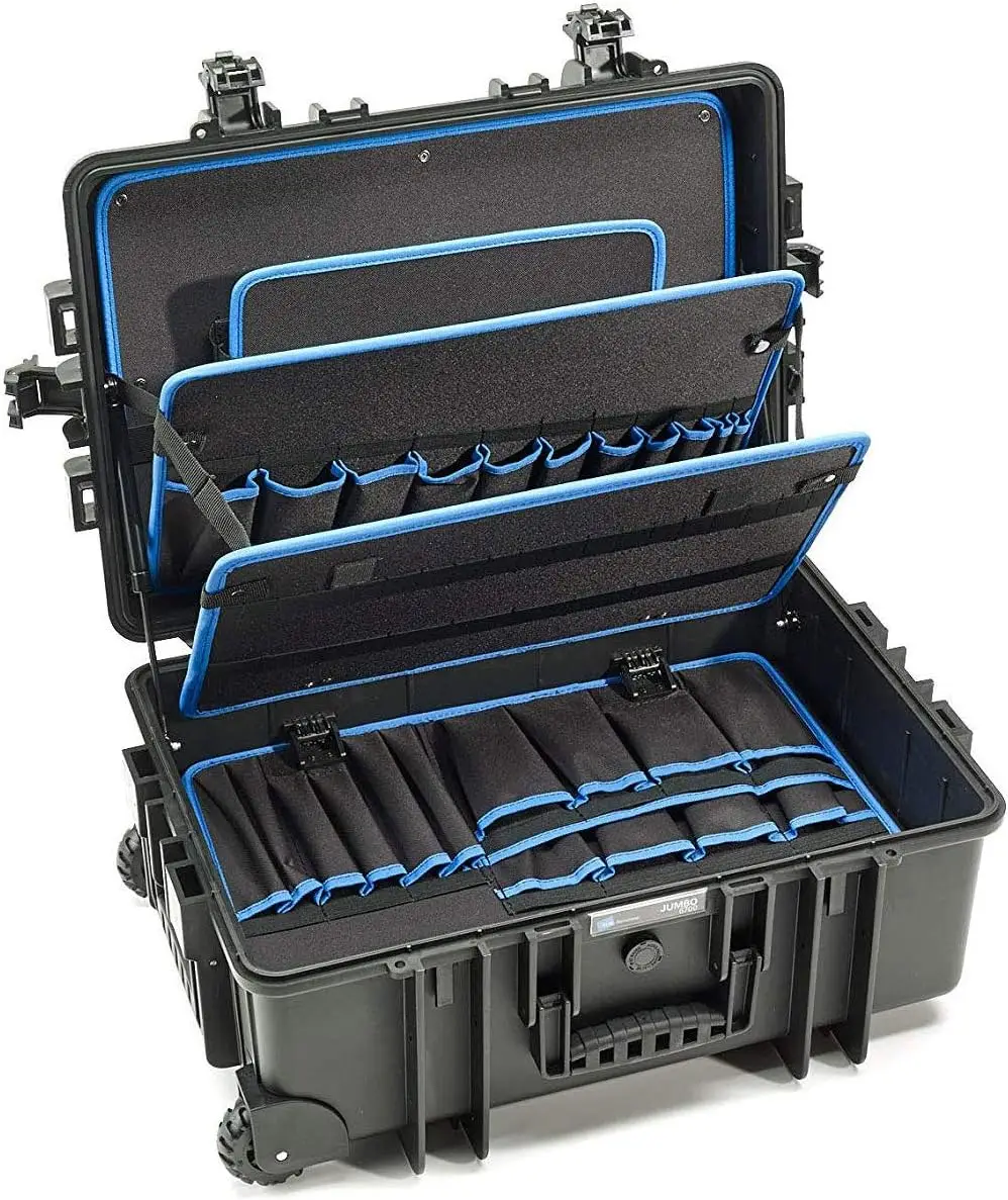 

Jumbo 6700 Outdoor Tool Case with Pocket Tool Boards, Black