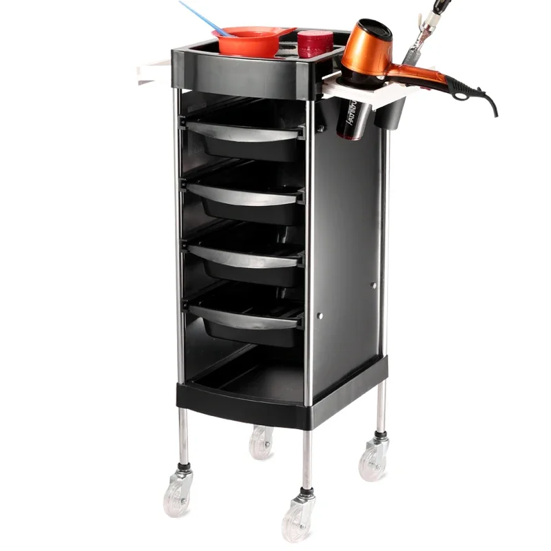 

Cart Hair Salon Tool Multifunctional Hair Salon Bar tShelf Barber Shop Perm