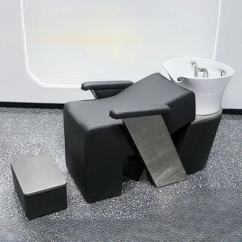 

Shower Lounge Comfort Shampoo Shampoo Chair Haircutting Sillas Salon Furniture Silla De Peluquería Salon Furniture כסא סאלון