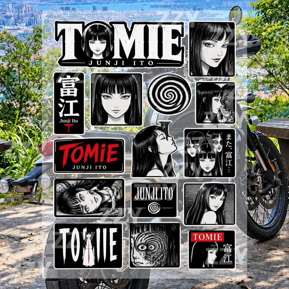 TO-mI-e JunjI- Cool Graphic Stickers Set Waterproof Vinyl Decals For Motorcycle Helmet Car Laptop Skateboard Luggage Phone Case